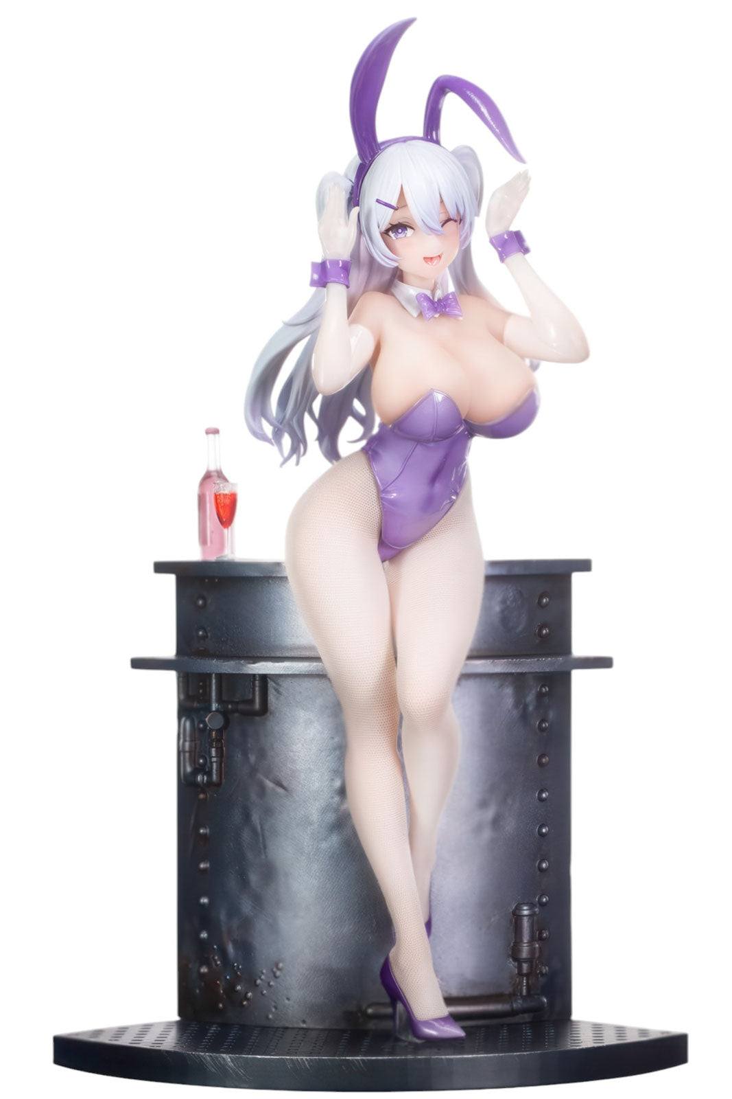 Asanagi Xiya Bunny 11in 1/6 Anime Figure PVC Statue Asanagi w/Bonus BearPanda