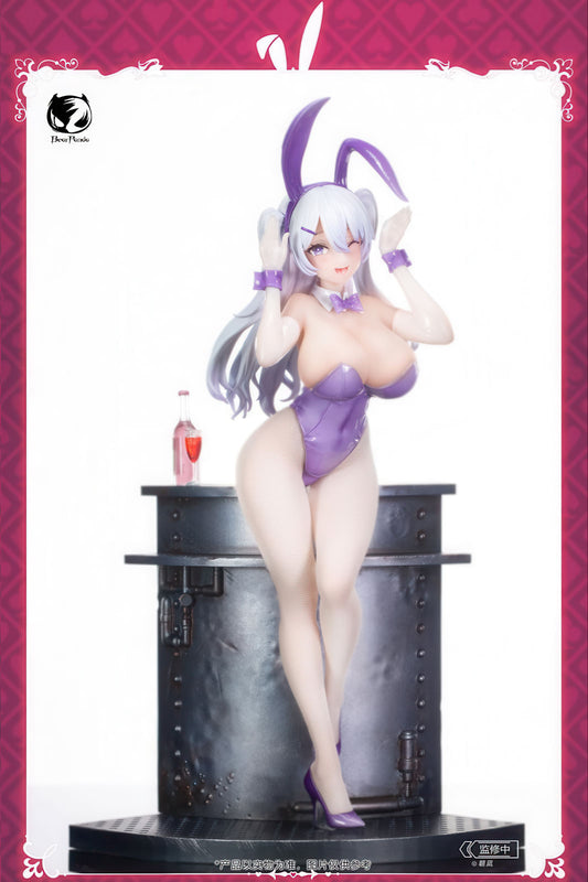 Asanagi Xiya Bunny 11in 1/6 Anime Figure PVC Statue Asanagi w/Bonus BearPanda