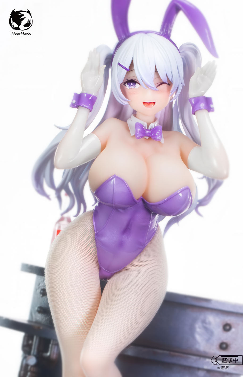 Asanagi Xiya Bunny 11in 1/6 Anime Figure PVC Statue Asanagi w/Bonus BearPanda