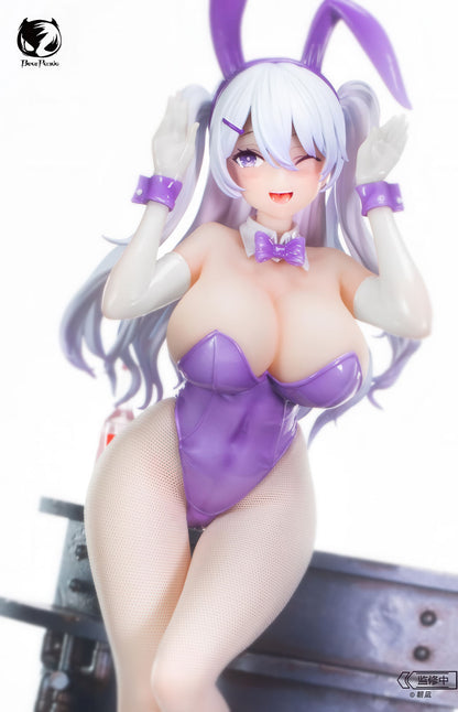 Asanagi Xiya Bunny 11in 1/6 Anime Figure PVC Statue Asanagi w/Bonus BearPanda