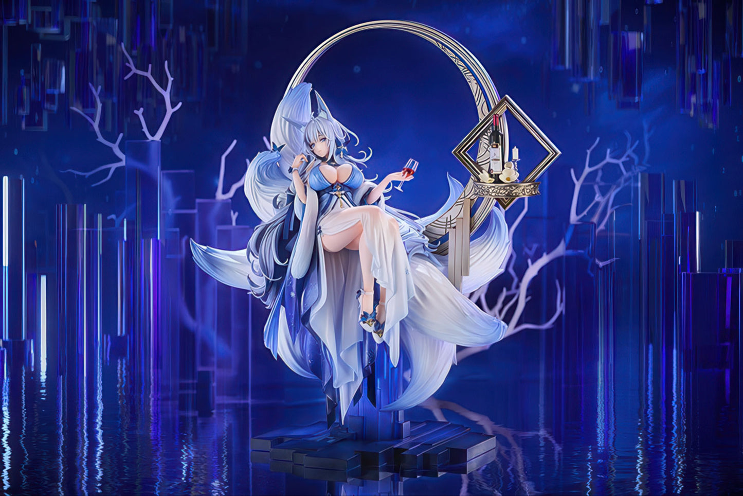 Azur Lane Shinano Dreams of the Hazy Moon 13in 1/7 Figure PVC Statue GSAS NIB