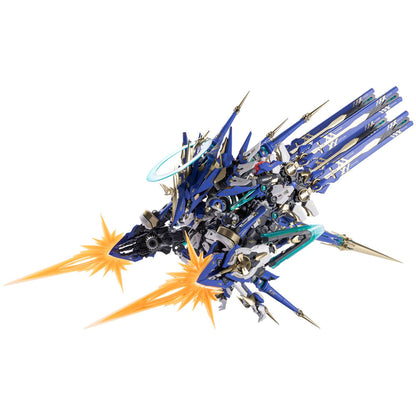 Kishin Colada from Daiblos Core Plastic Model Kit with blue and silver design on a white background