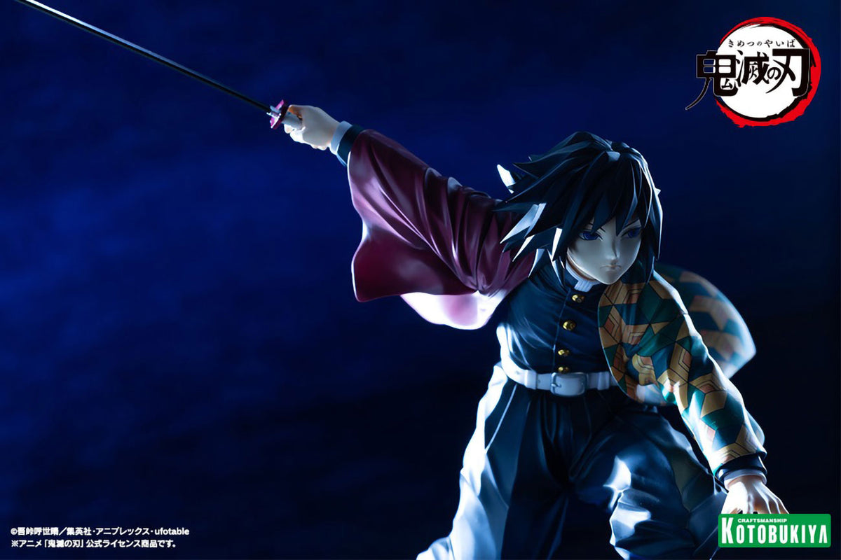 Demon Slayer KNY Giyu Tomioka 1/8 Anime PVC Figure Figurine Artfx J Kotobukiya