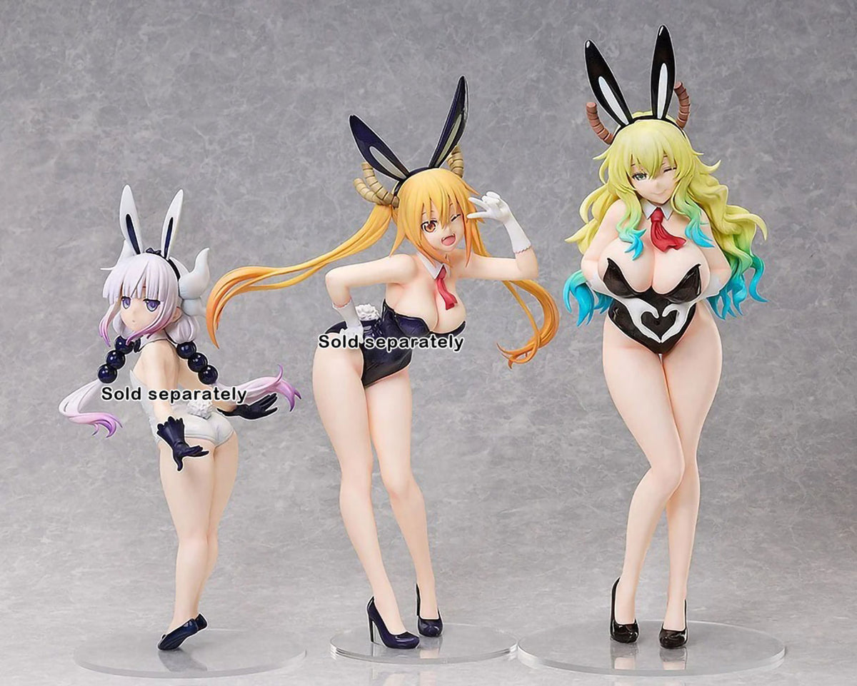 Dragon Maid Lucoa Bare Leg Bunny 1/4 Anime PVC Figure Figurine B-style Freeing
