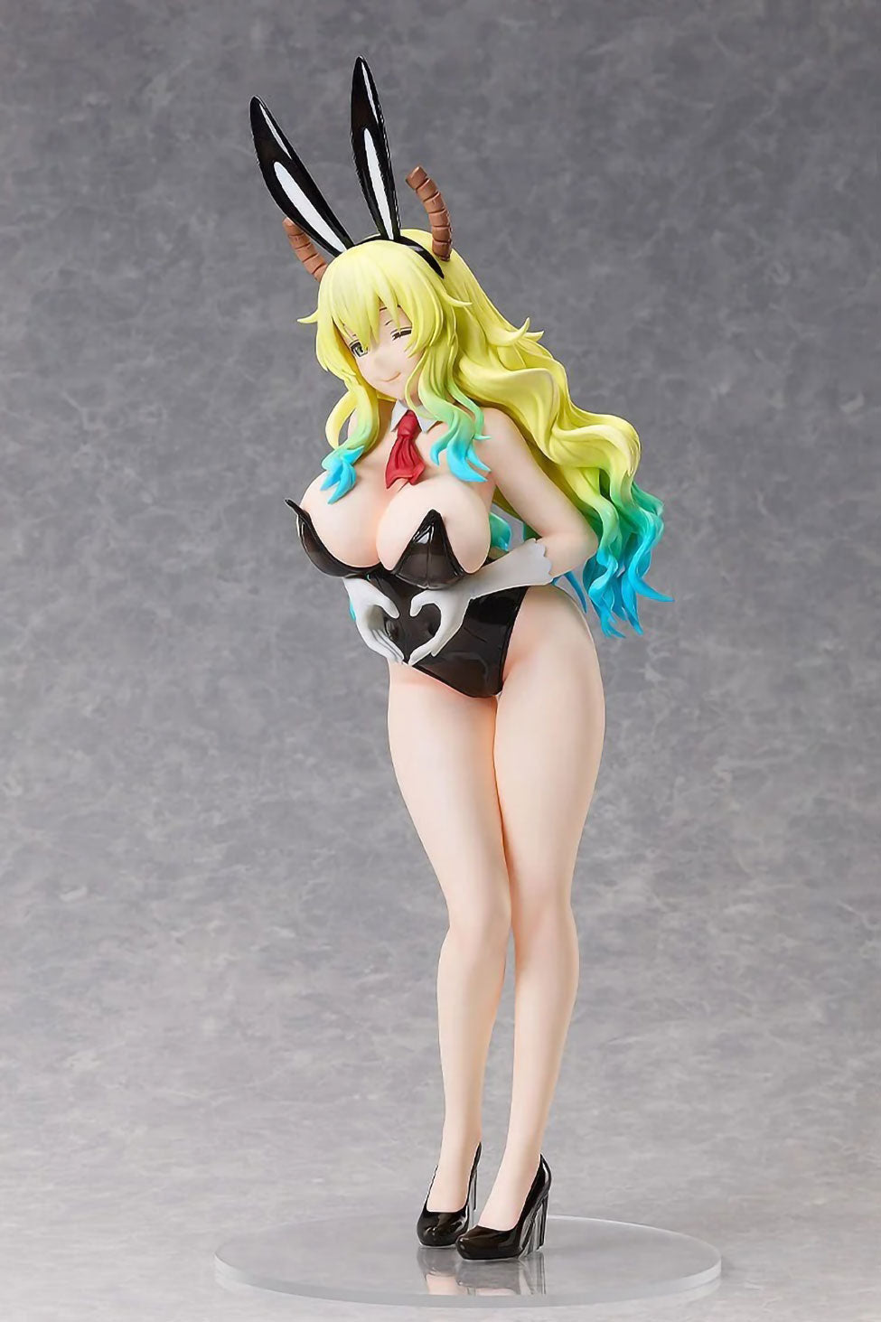 Dragon Maid Lucoa Bare Leg Bunny 1/4 Anime PVC Figure Figurine B-style Freeing