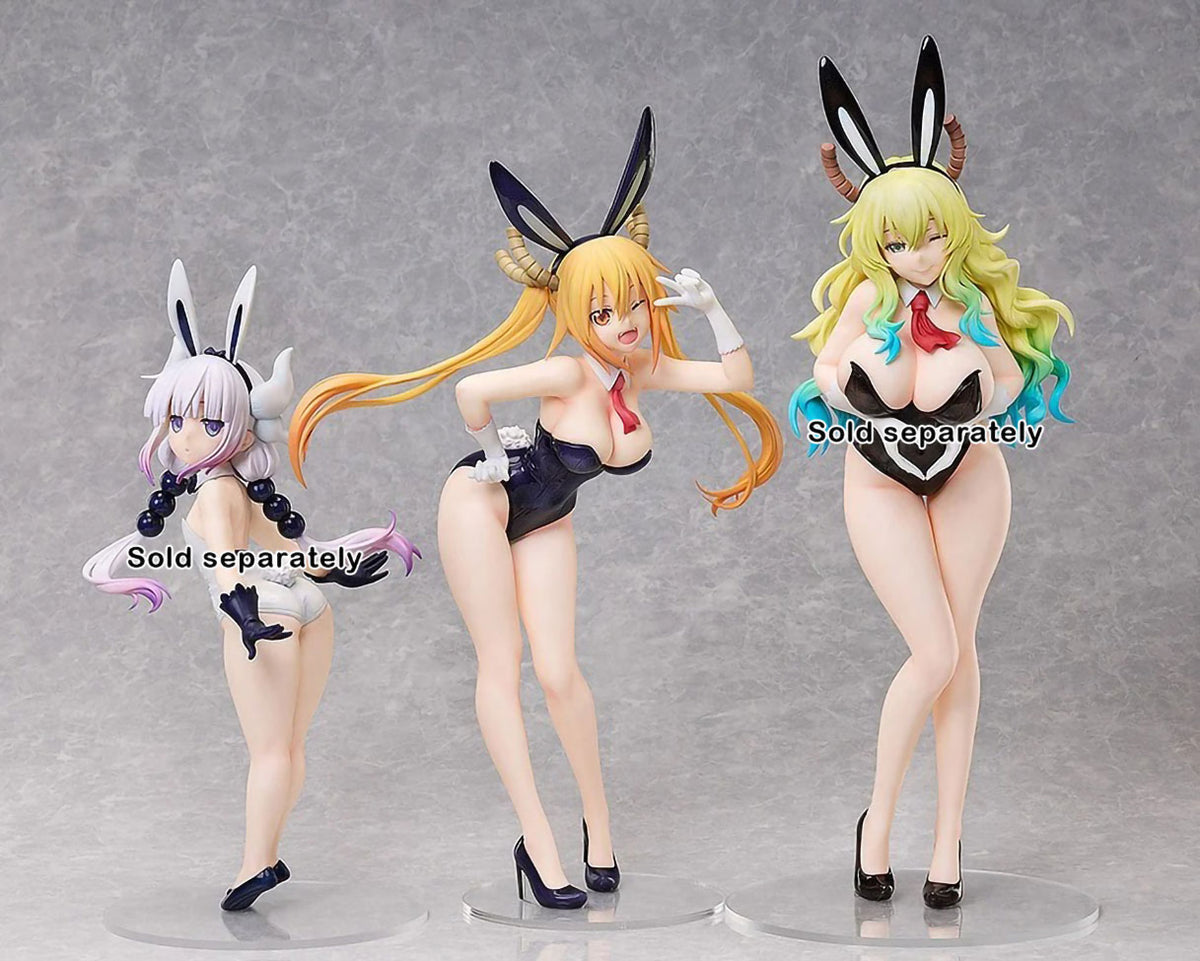 Dragon Maid Tohru Bare Leg Bunny 1/4 Scale PVC Figure Figurine B-style Freeing