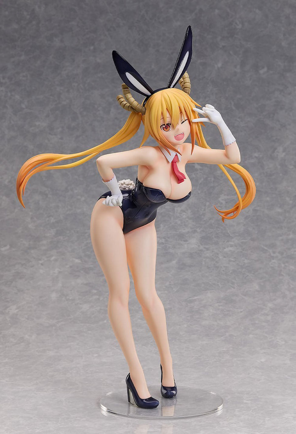 Dragon Maid Tohru Bare Leg Bunny 1/4 Scale PVC Figure Figurine B-style Freeing