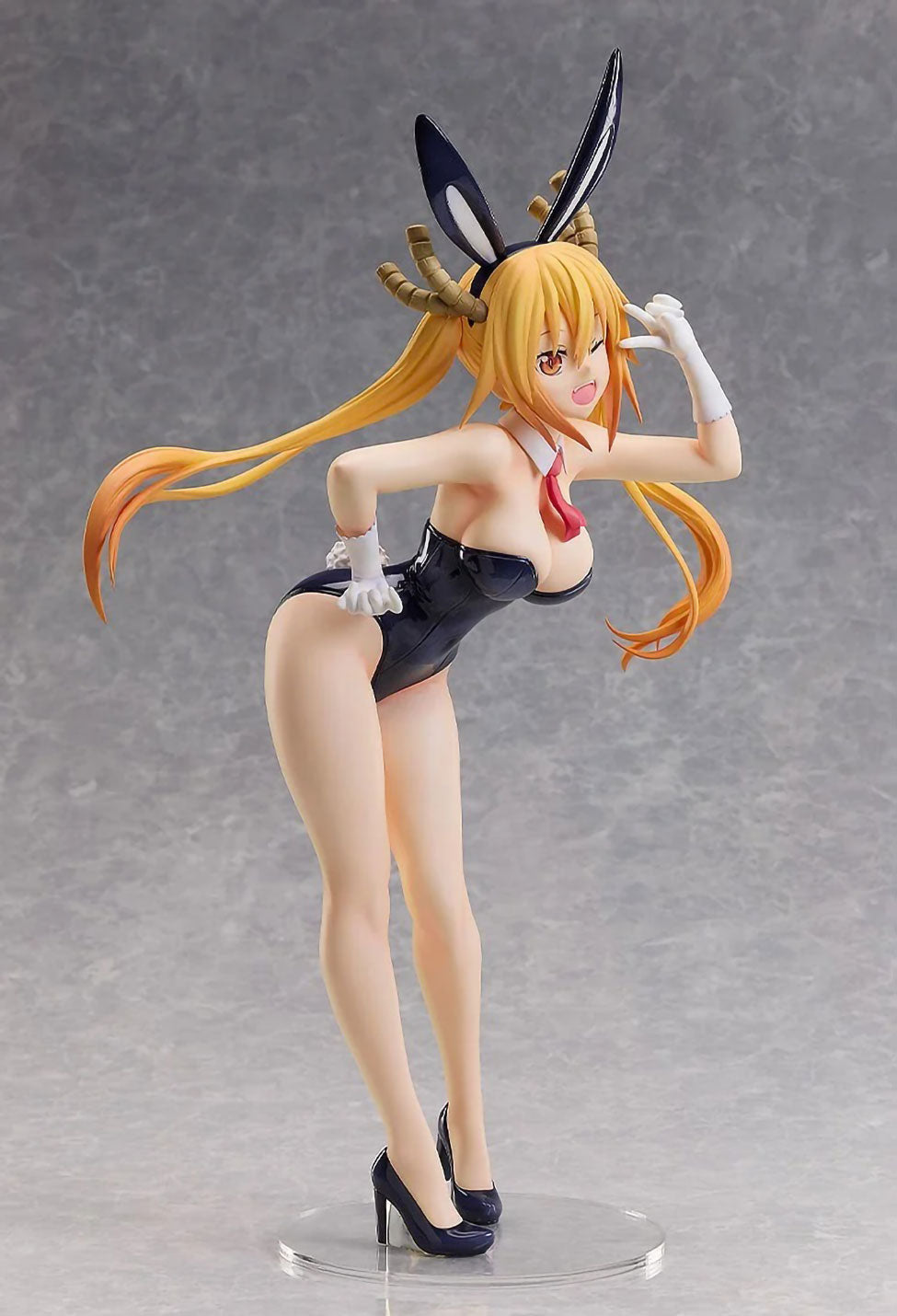 Dragon Maid Tohru Bare Leg Bunny 1/4 Scale PVC Figure Figurine B-style Freeing