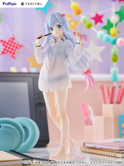Eromanga Sensei Sagiri Izumi 11.8in Anime PVC Figure Figurine Tenitol Tall FuRyu