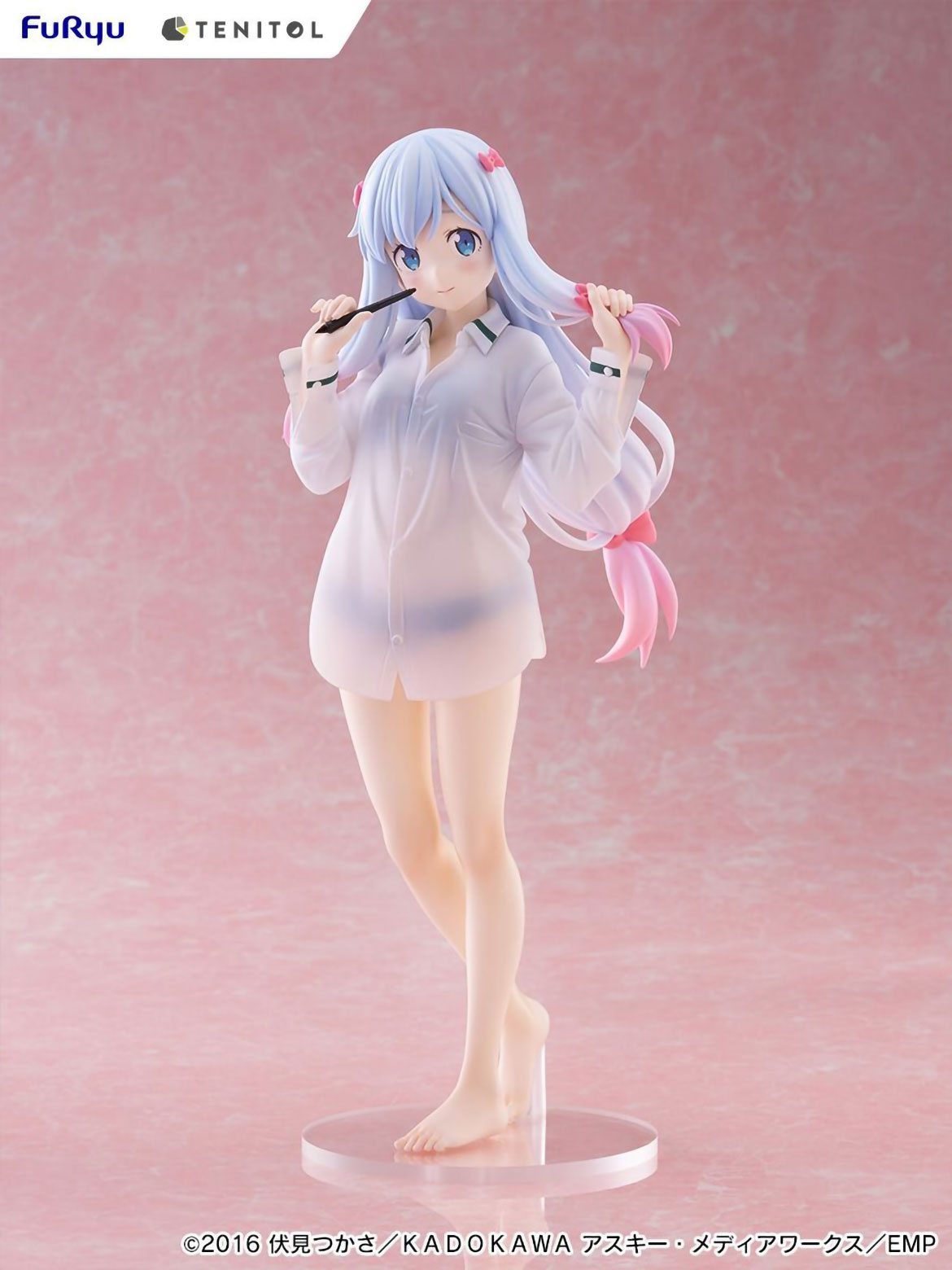 Eromanga Sensei Sagiri Izumi 11.8in Anime PVC Figure Figurine Tenitol Tall FuRyu