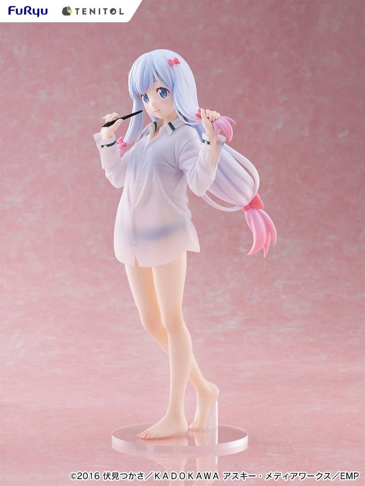 Eromanga Sensei Sagiri Izumi 11.8in Anime PVC Figure Figurine Tenitol Tall FuRyu