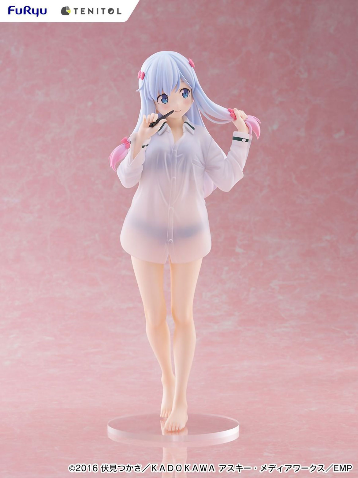 Eromanga Sensei Sagiri Izumi 11.8in Anime PVC Figure Figurine Tenitol Tall FuRyu