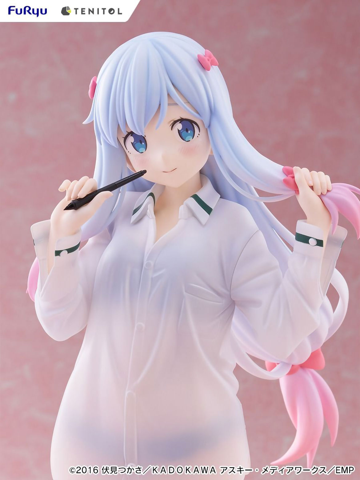 Eromanga Sensei Sagiri Izumi 11.8in Anime PVC Figure Figurine Tenitol Tall FuRyu