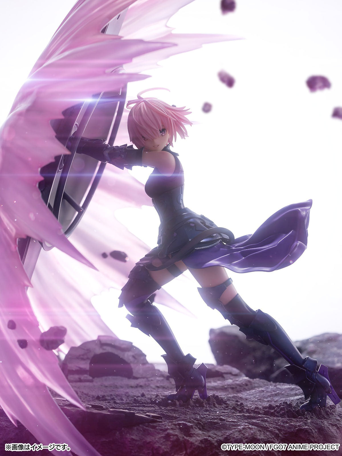 Fate/Grand Order Mash Kyrielight 1/7 Scale Anime PVC Figure Figurine CyberZ NIB