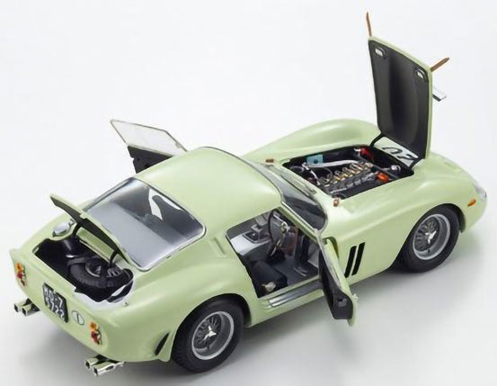 Ferrari 250GTO 3505GT 1962 #20 Light Green 1/18 Scale Diecast Car Kyosho NIB