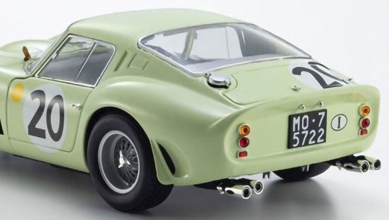 Ferrari 250GTO 3505GT 1962 #20 Light Green 1/18 Scale Diecast Car Kyosho NIB