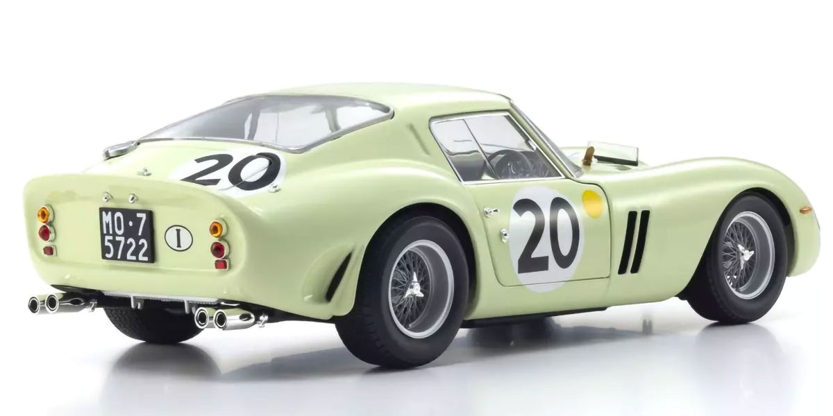 Ferrari 250GTO 3505GT 1962 #20 Light Green 1/18 Scale Diecast Car Kyosho NIB