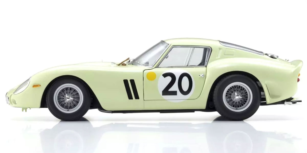 Ferrari 250GTO 3505GT 1962 #20 Light Green 1/18 Scale Diecast Car Kyosho NIB