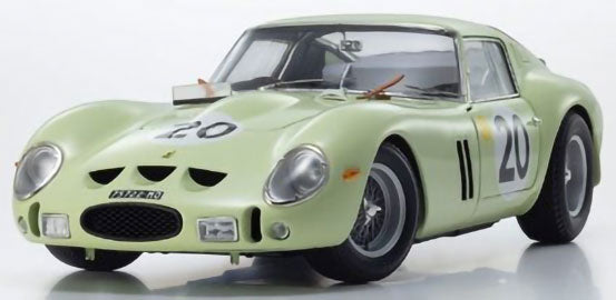 Ferrari 250GTO 3505GT 1962 #20 Light Green 1/18 Scale Diecast Car Kyosho NIB