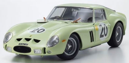 Ferrari 250GTO 3505GT 1962 #20 Light Green 1/18 Scale Diecast Car Kyosho NIB