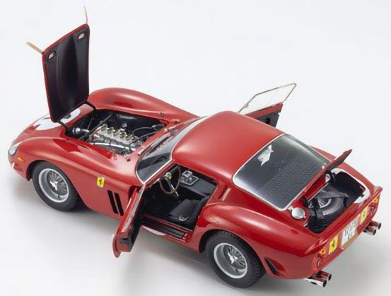 Ferrari 250GTO Paris 1000km Montlhery 3987GT 1962 #1 1/18 Diecast Car Kyosho NIB