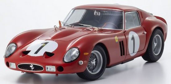 Ferrari 250GTO Paris 1000km Montlhery 3987GT 1962 #1 1/18 Diecast Car Kyosho NIB