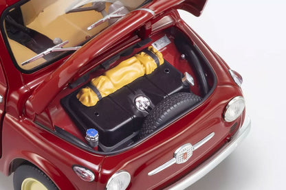 Fiat Nuova 500 Korallenrot 1:18 Modellauto Kyosho Original OVP