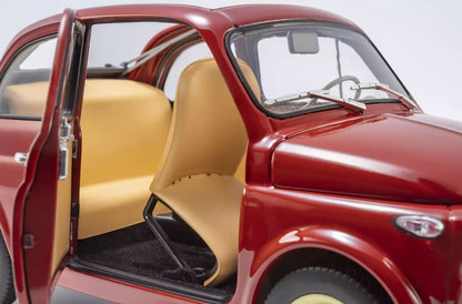 Fiat Nuova 500 Korallenrot 1:18 Modellauto Kyosho Original OVP