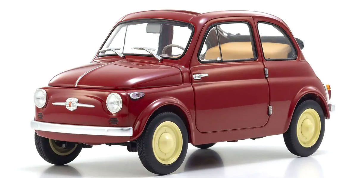 Fiat Nuova 500 Korallenrot 1:18 Modellauto Kyosho Original OVP