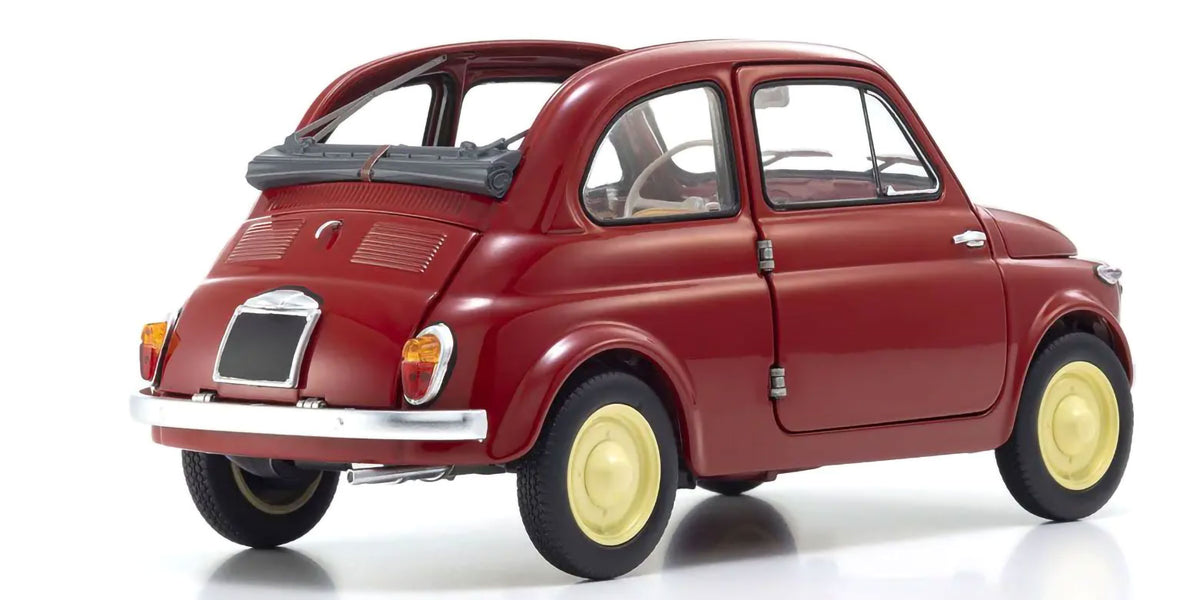 Fiat Nuova 500 Korallenrot 1:18 Modellauto Kyosho Original OVP