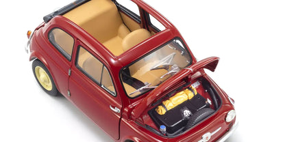 Fiat Nuova 500 Korallenrot 1:18 Modellauto Kyosho Original OVP