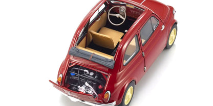Fiat Nuova 500 Korallenrot 1:18 Modellauto Kyosho Original OVP