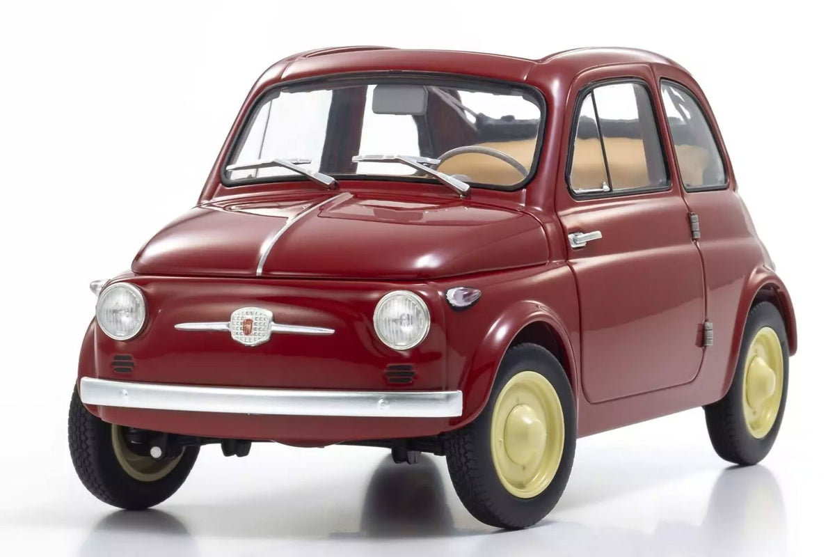 Fiat Nuova 500 Korallenrot 1:18 Modellauto Kyosho Original OVP