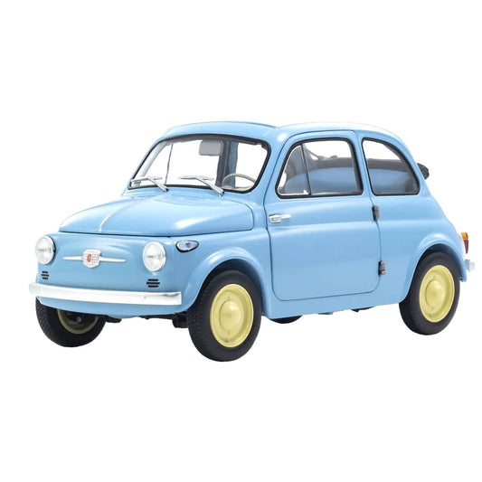Fiat Nuova 500 Cruise Celeste Blue 1/18 Scale Diecast Car Figurine Kyosho NIB