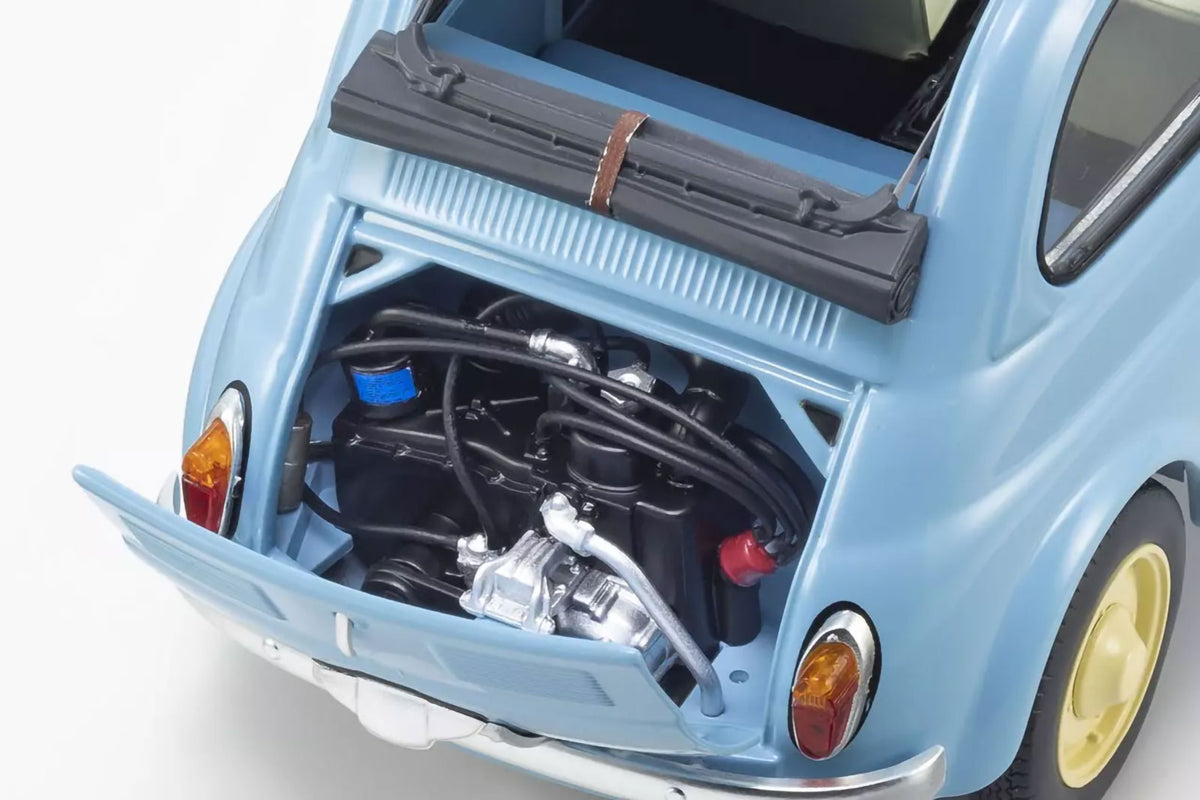 Fiat Nuova 500 Cruise Celeste Blau 1/18 Modellauto Druckgussfigur Kyosho OVP
