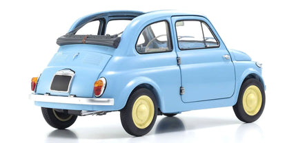 Fiat Nuova 500 Cruise Celeste Blau 1/18 Modellauto Druckgussfigur Kyosho OVP