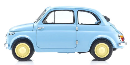 Fiat Nuova 500 Cruise Celeste Blau 1/18 Modellauto Druckgussfigur Kyosho OVP