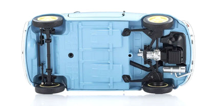 Fiat Nuova 500 Cruise Celeste Blau 1/18 Modellauto Druckgussfigur Kyosho OVP