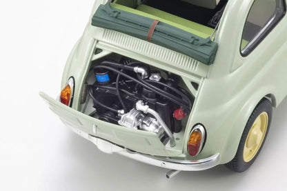 Fiat Nuova 500 Grün Klar 1/18 Modellauto Kyosho Original Neu in OVP