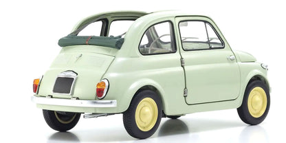 Fiat Nuova 500 Grün Klar 1/18 Modellauto Kyosho Original Neu in OVP