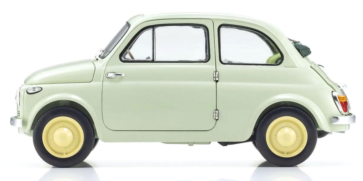Fiat Nuova 500 Grün Klar 1/18 Modellauto Kyosho Original Neu in OVP