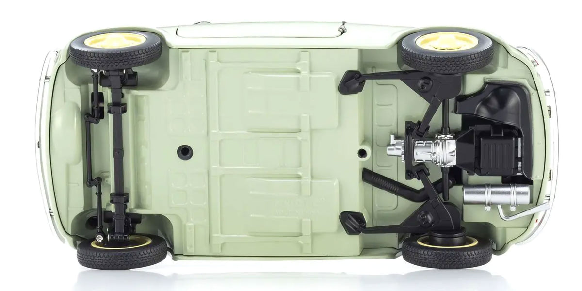Fiat Nuova 500 Grün Klar 1/18 Modellauto Kyosho Original Neu in OVP