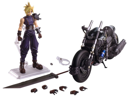 Final Fantasy VII Set of Cloud Hardy-Daytona 5.9in Action Figure Bring Arts NIB