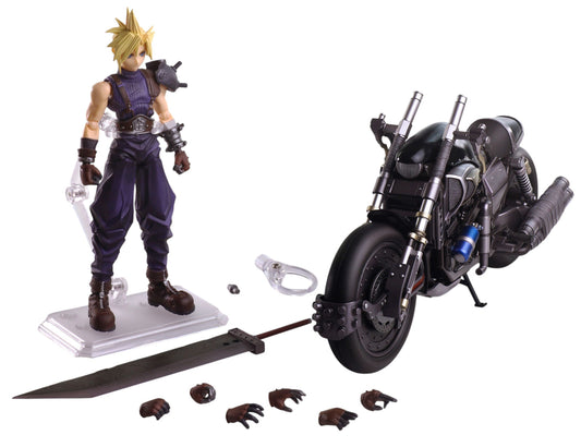 Final Fantasy VII Set of Cloud Hardy-Daytona 5.9in Action Figure Bring Arts NIB