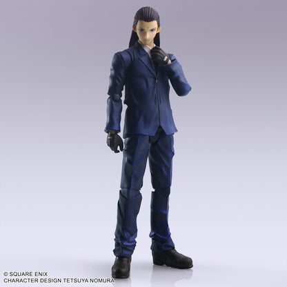 Final Fantasy VII Tseng 5.7in Action Figure Bring Arts Square Enix NIB