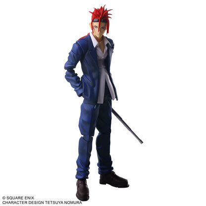 Final Fantasy VII Turks Reno 5.9in Action Figure Bring Arts Square Enix NIB