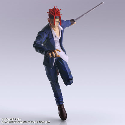 Final Fantasy VII Turks Reno 5.9in Action Figure Bring Arts Square Enix NIB
