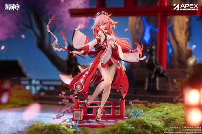 Genshin Impact Yae Miko Astute Amusement 1/7 PVC Figur Figurine Apex OVP