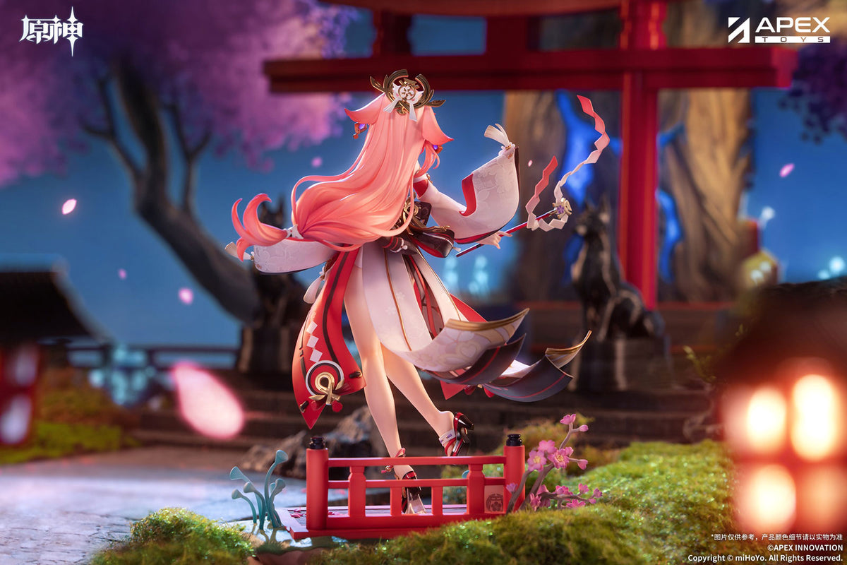Genshin Impact Yae Miko Astute Amusement 1/7 PVC Figur Figurine Apex OVP