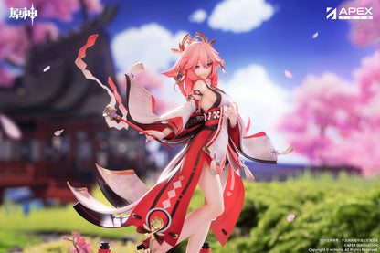 Genshin Impact Yae Miko Astute Amusement 1/7 PVC Figur Figurine Apex OVP